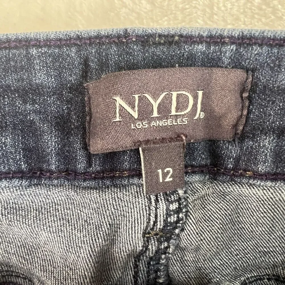 NYDJ 12 Ami Skinny Legging Jeans‎ Mid Rise Lift Tuck Tech Women’s Stretch Blue
